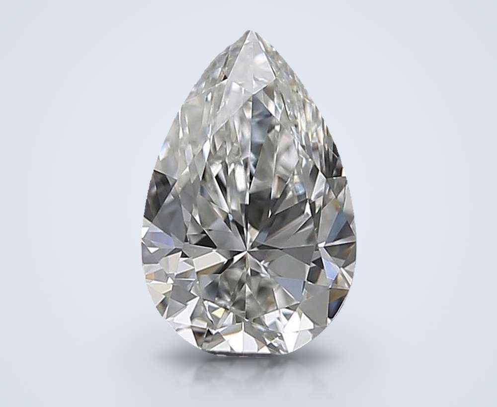 0.61 Carat Pear Natural Diamond
