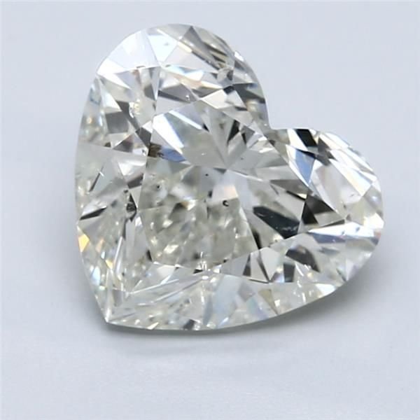3.16ct J SI2 Rare Carat Ideal Cut Heart Diamond