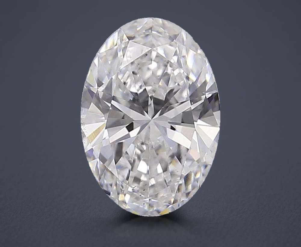 0.58 Carat Oval Lab Diamond