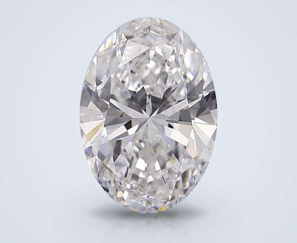 0.58 Carat Oval Lab Diamond