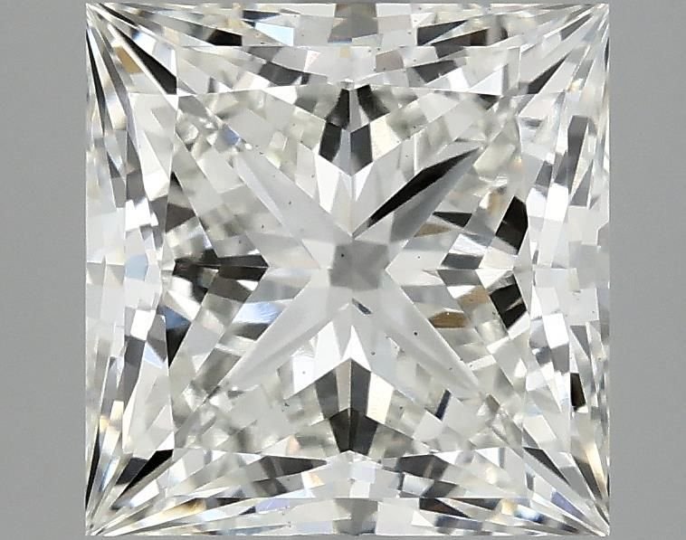 4.03ct H VS2 Rare Carat Ideal Cut Princess Lab Grown Diamond
