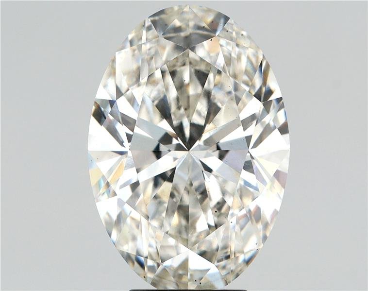 5.55ct H VS2 Rare Carat Ideal Cut Oval Lab Grown Diamond