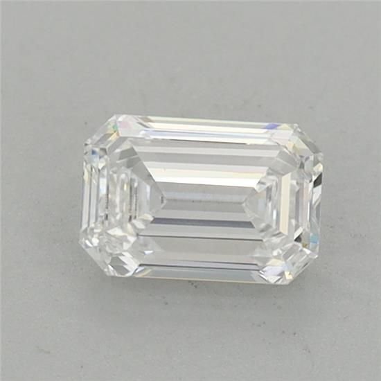 0.69ct D VVS2 Excellent Cut Emerald Lab Grown Diamond