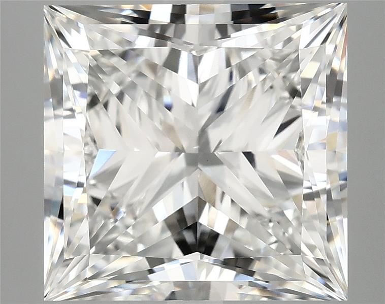 8.02ct F VS1 Rare Carat Ideal Cut Princess Lab Grown Diamond