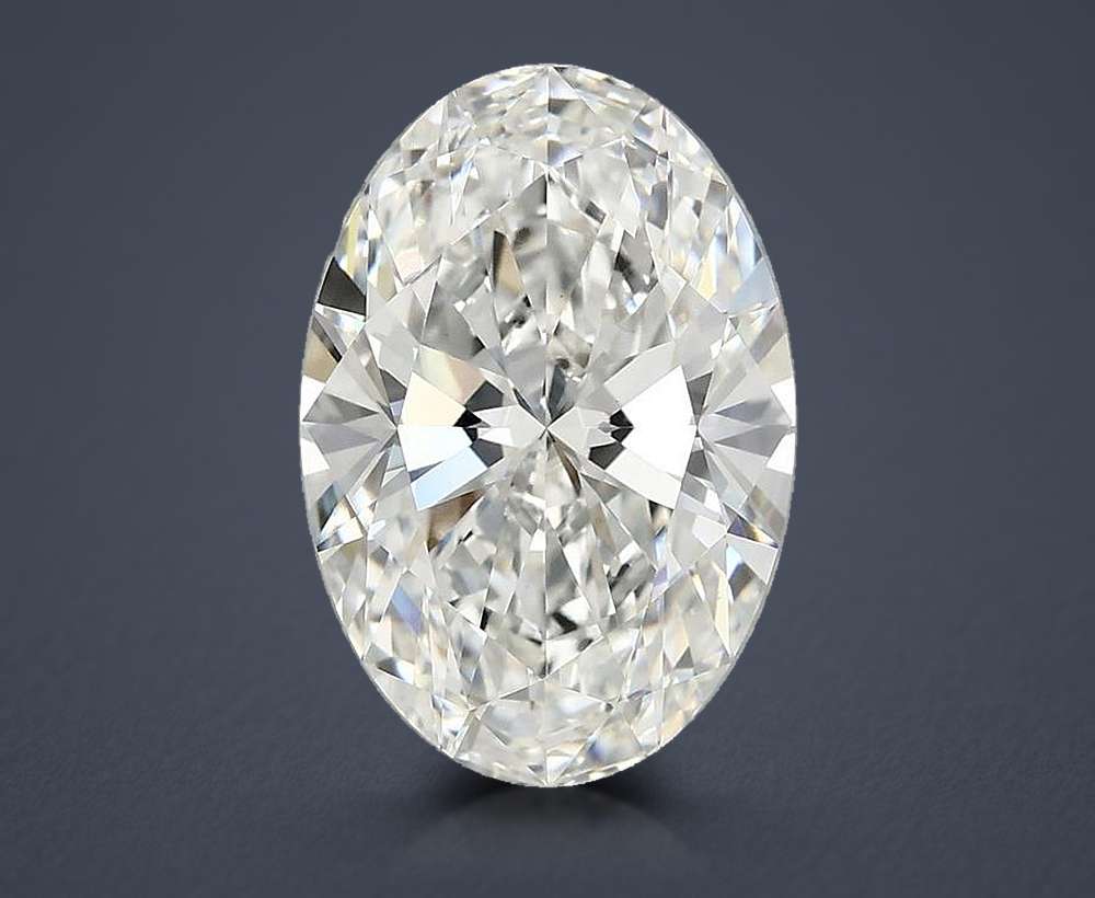3.80 Carat Oval Lab Diamond