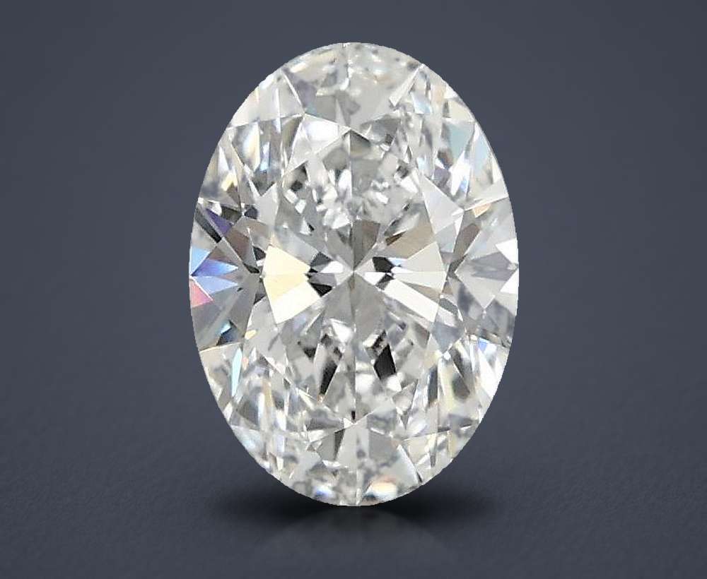 1.00 Carat Oval Lab Diamond