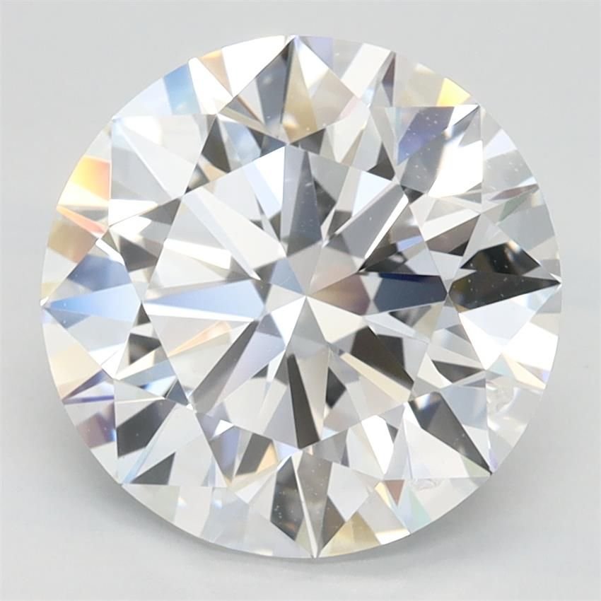 2.88ct D IF Rare Carat Ideal Cut Round Lab Grown Diamond