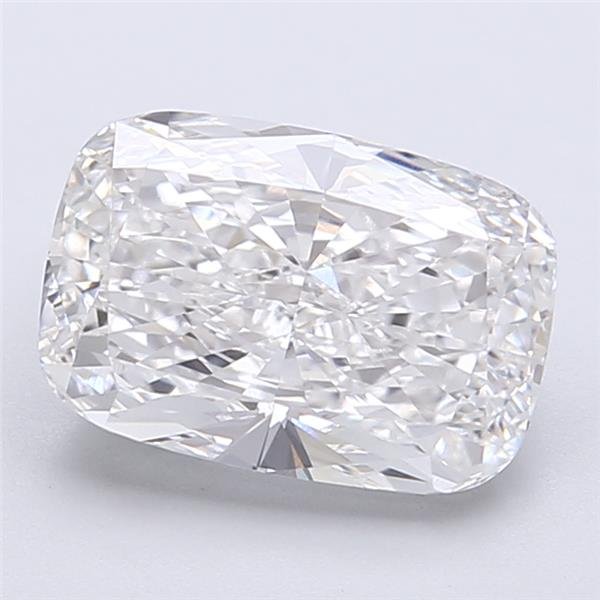 3.13ct E VVS2 Rare Carat Ideal Cut Cushion Lab Grown Diamond