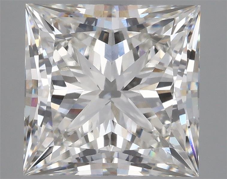 2.48ct H VS1 Rare Carat Ideal Cut Princess Lab Grown Diamond