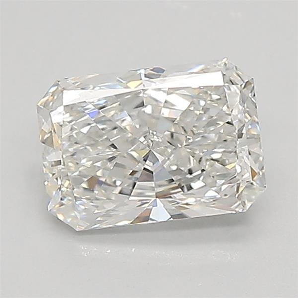 0.89ct F VVS1 Very Good Cut Radiant Lab Grown Diamond