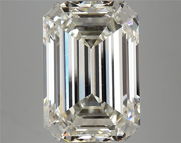 7.61ct H VS1 Rare Carat Ideal Cut Emerald Lab Grown Diamond