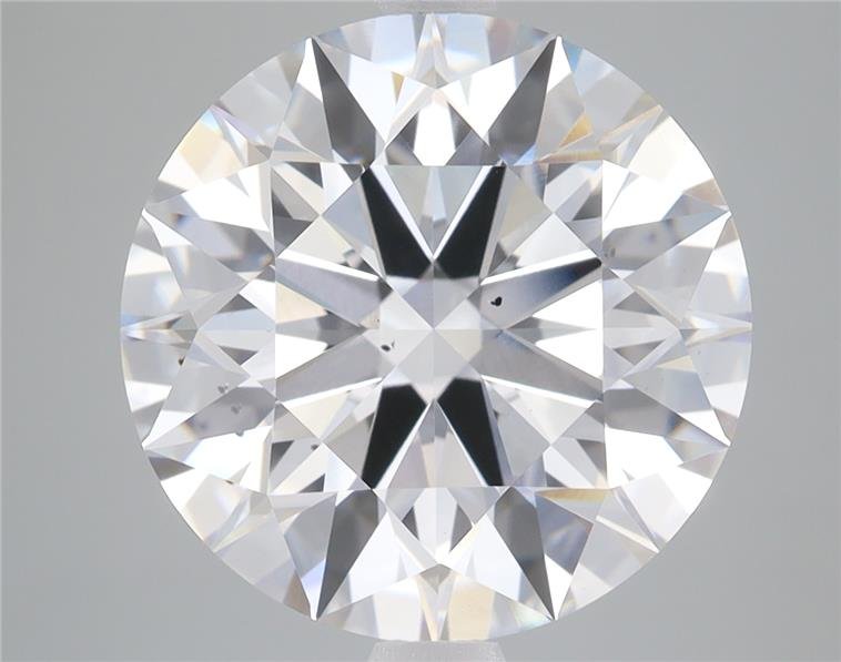 5.42ct F SI1 Rare Carat Ideal Cut Round Lab Grown Diamond