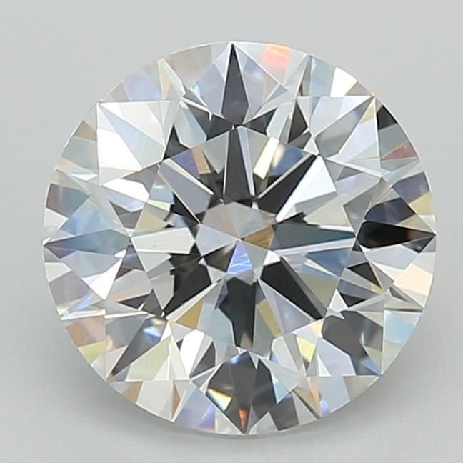 3.08ct E VVS2 Rare Carat Ideal Cut Round Lab Grown Diamond
