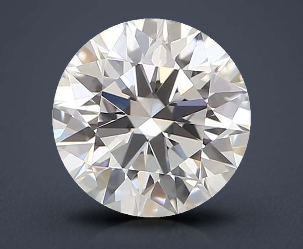 0.59 Carat Round Natural Diamond