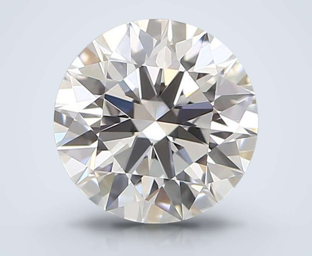 0.59 Carat Round Natural Diamond