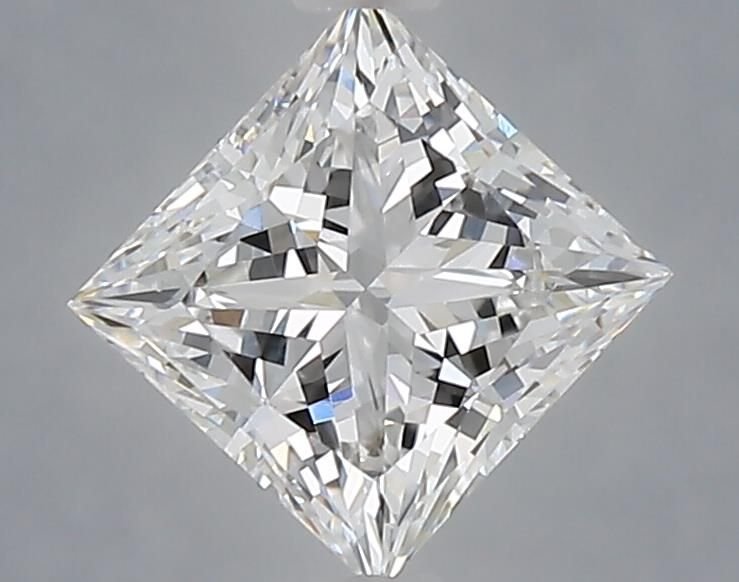1.09ct D VVS2 Rare Carat Ideal Cut Princess Lab Grown Diamond