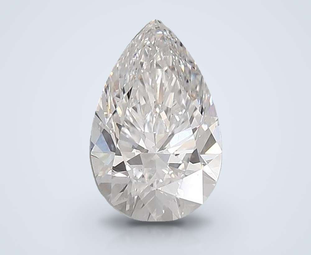 1.74 Carat Pear Lab Diamond