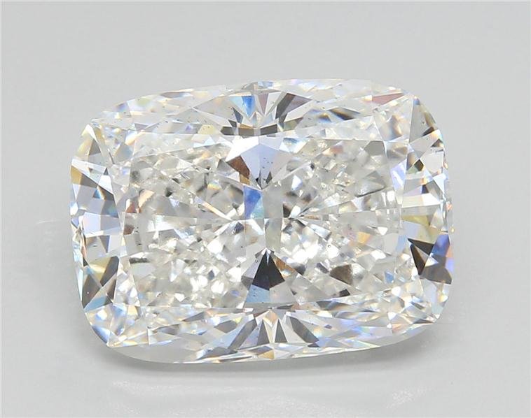 8.09ct F SI1 Rare Carat Ideal Cut Cushion Lab Grown Diamond