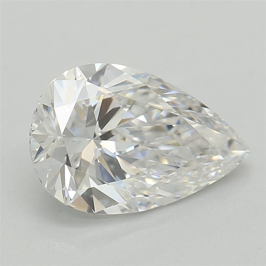 1.07ct D VVS2 Rare Carat Ideal Cut Pear Lab Grown Diamond