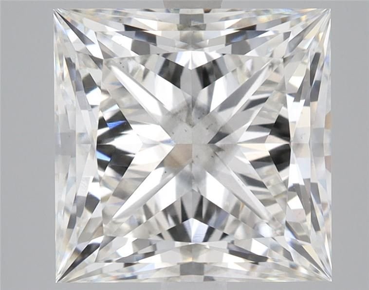 4.47ct G SI1 Rare Carat Ideal Cut Princess Lab Grown Diamond