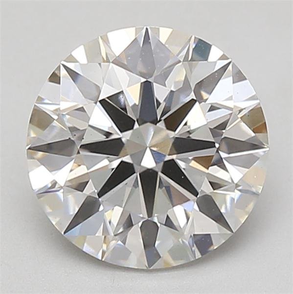 2.74ct F VS1 Rare Carat Ideal Cut Round Lab Grown Diamond