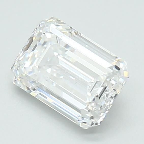 1.04ct D VS1 Rare Carat Ideal Cut Emerald Lab Grown Diamond