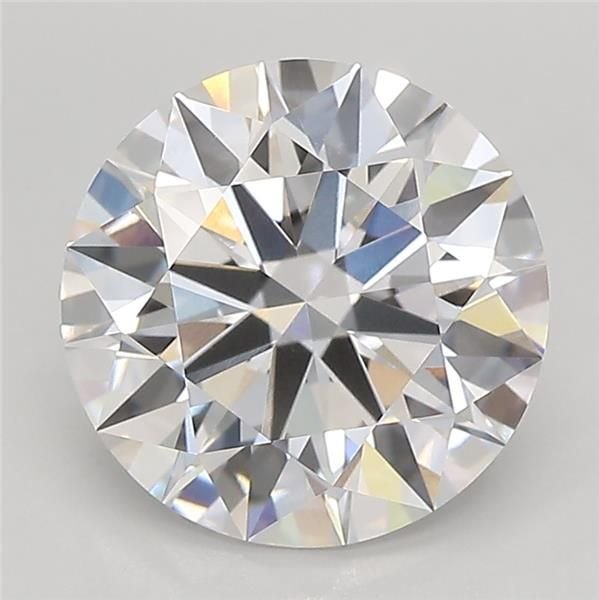 3.19ct D VVS2 Rare Carat Ideal Cut Round Lab Grown Diamond