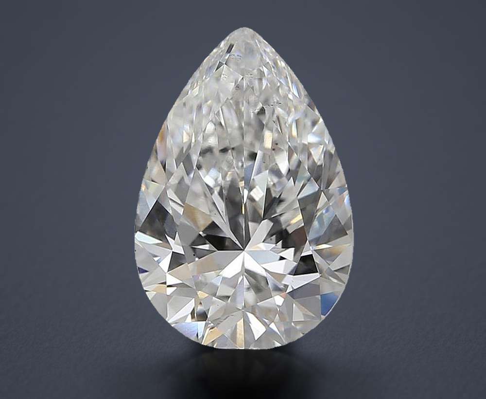 2.50 Carat Pear Lab Diamond