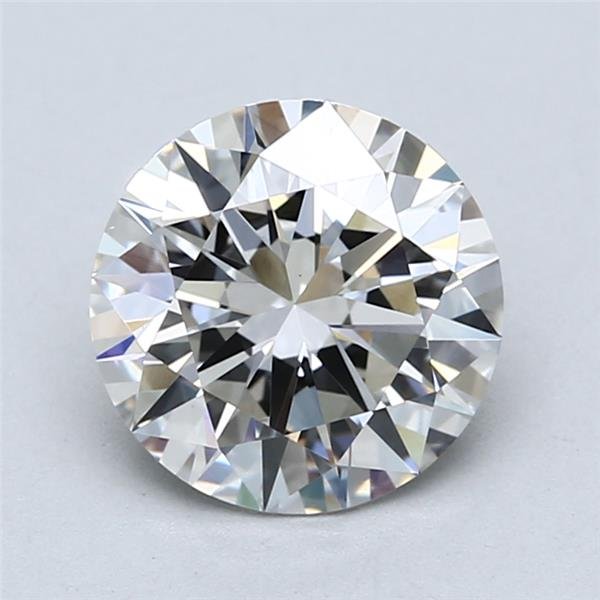 2.08ct F VS2 Rare Carat Ideal Cut Round Lab Grown Diamond