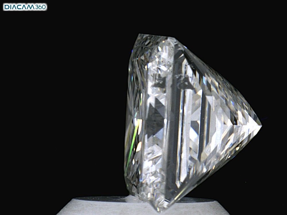2.20ct J SI2 Rare Carat Ideal Cut Princess Diamond