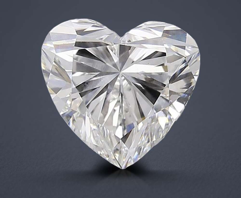 0.74 Carat Heart Lab Diamond