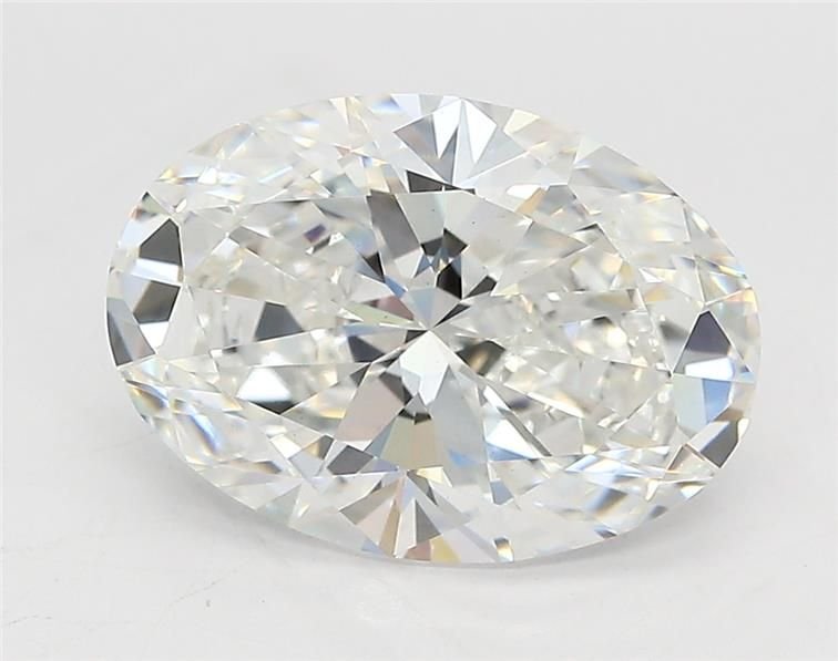 3.09ct E VS1 Rare Carat Ideal Cut Oval Lab Grown Diamond