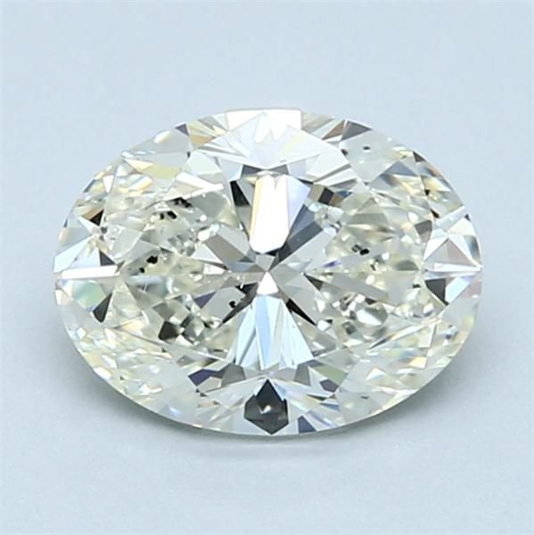 1.70ct J SI1 Rare Carat Ideal Cut Oval Diamond