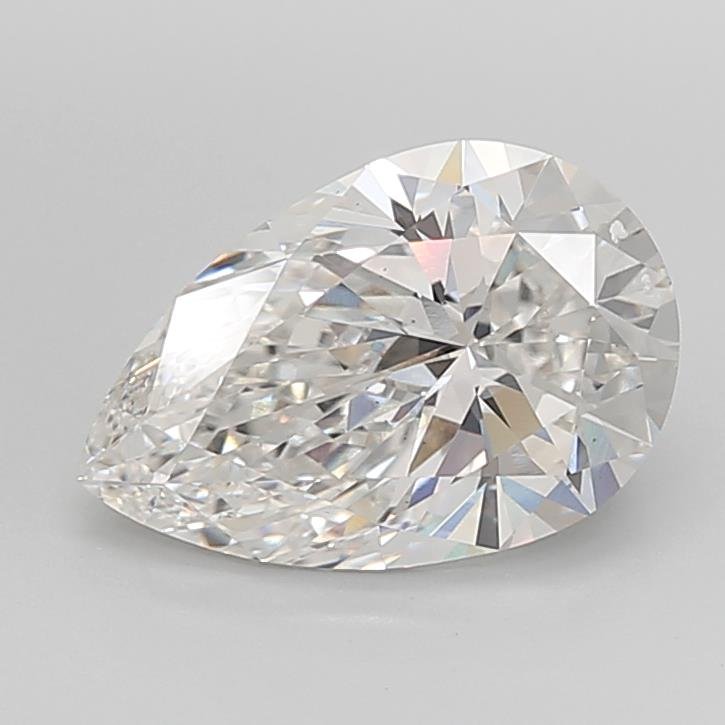 4.05ct E VS2 Rare Carat Ideal Cut Pear Lab Grown Diamond