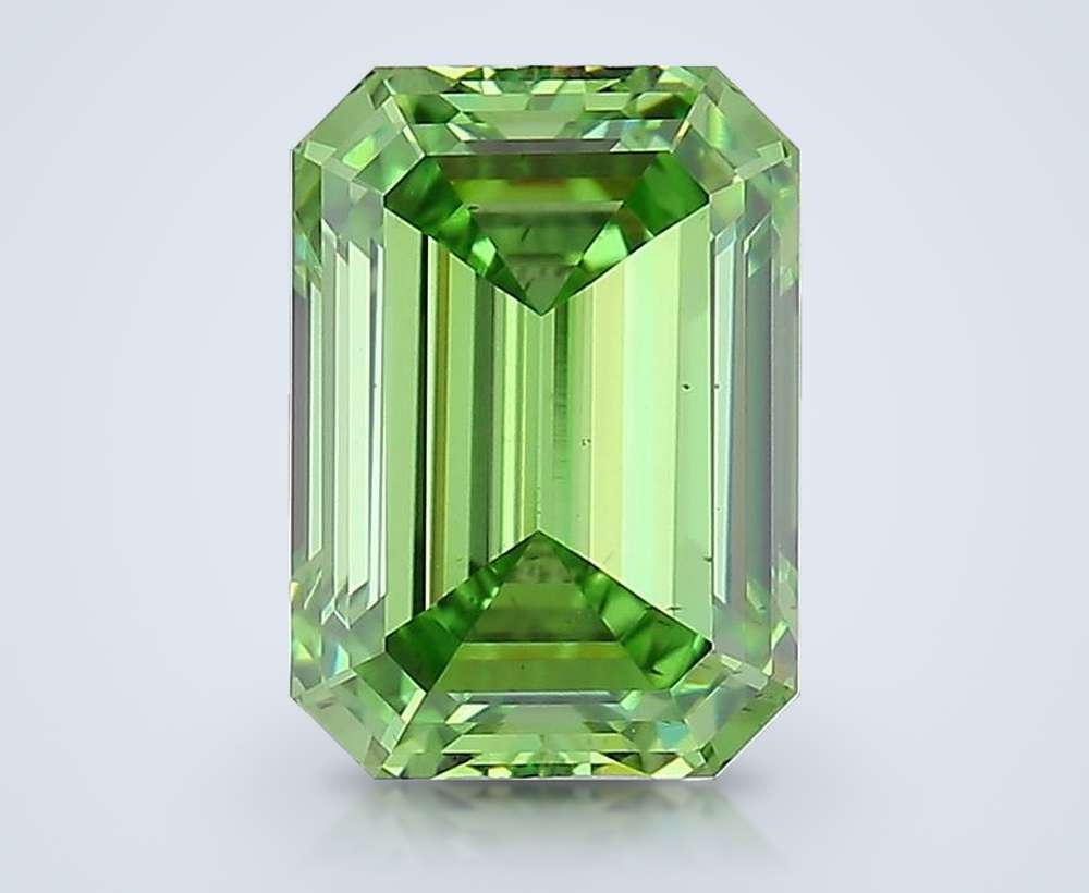 1.49 Ct. Fancy Vivid Green Emerald Lab Diamond
