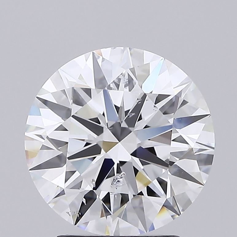 3.00ct D SI2 Rare Carat Ideal Cut Round Lab Grown Diamond