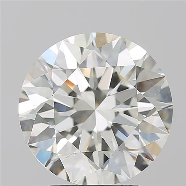 3.01ct K VS1 Rare Carat Ideal Cut Round Diamond