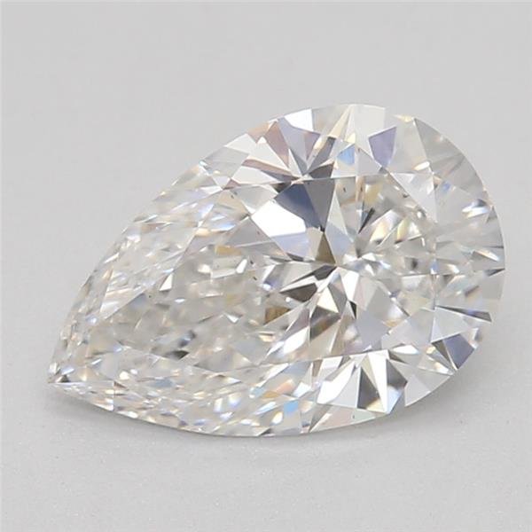 0.74ct F VS2 Rare Carat Ideal Cut Pear Lab Grown Diamond