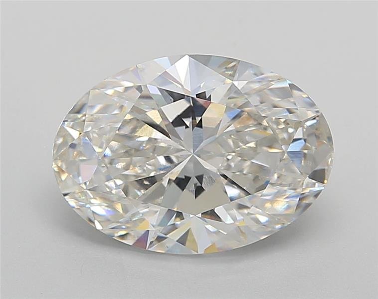 4.54ct F VS1 Rare Carat Ideal Cut Oval Lab Grown Diamond