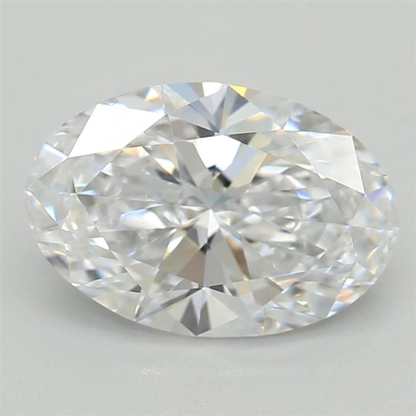 1.23ct D VS1 Rare Carat Ideal Cut Oval Lab Grown Diamond