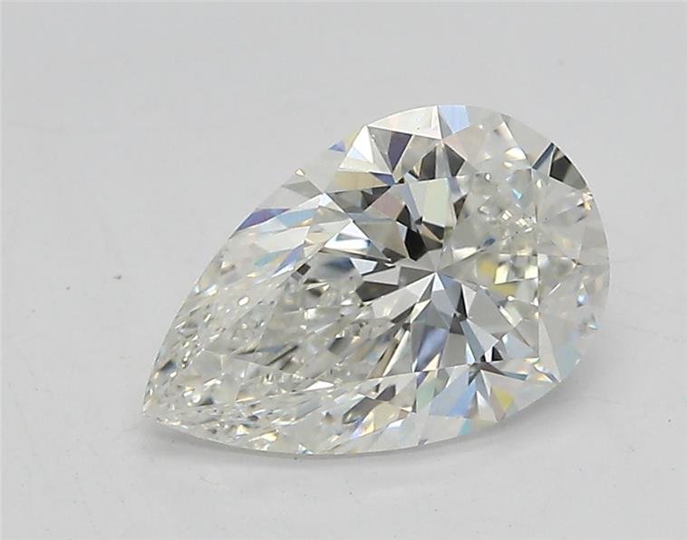 1.55ct F VS1 Rare Carat Ideal Cut Pear Lab Grown Diamond
