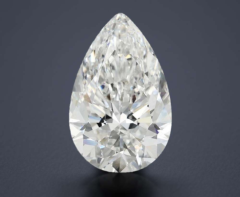 5.42 Carat Pear Lab Diamond