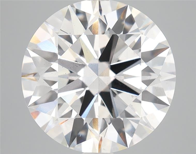 5.03ct F SI1 Rare Carat Ideal Cut Round Lab Grown Diamond