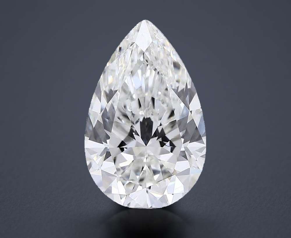 7.02 Carat Pear Lab Diamond