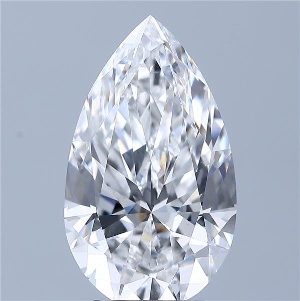3.43 Carat Pear Lab Diamond