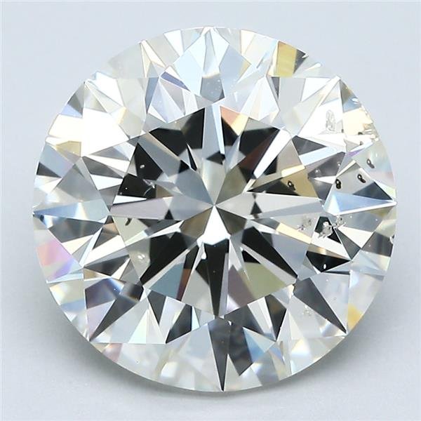 5.02ct J SI2 Very Good Cut Round Diamond