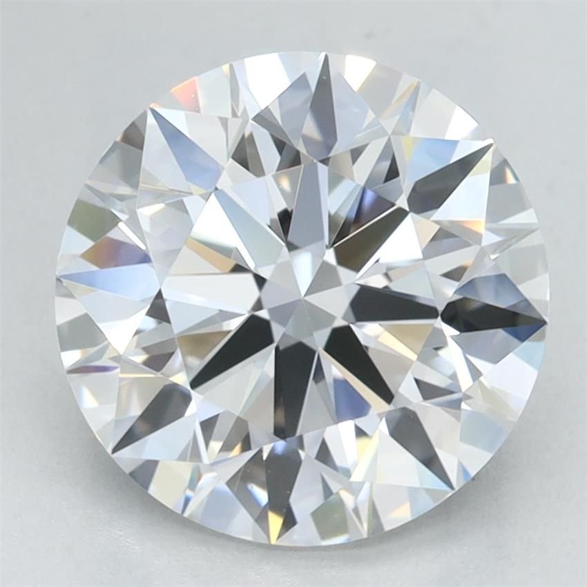 2.69ct D VVS1 Rare Carat Ideal Cut Round Lab Grown Diamond