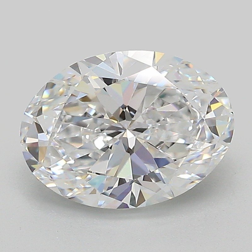 2.01ct D VVS1 Rare Carat Ideal Cut Oval Lab Grown Diamond