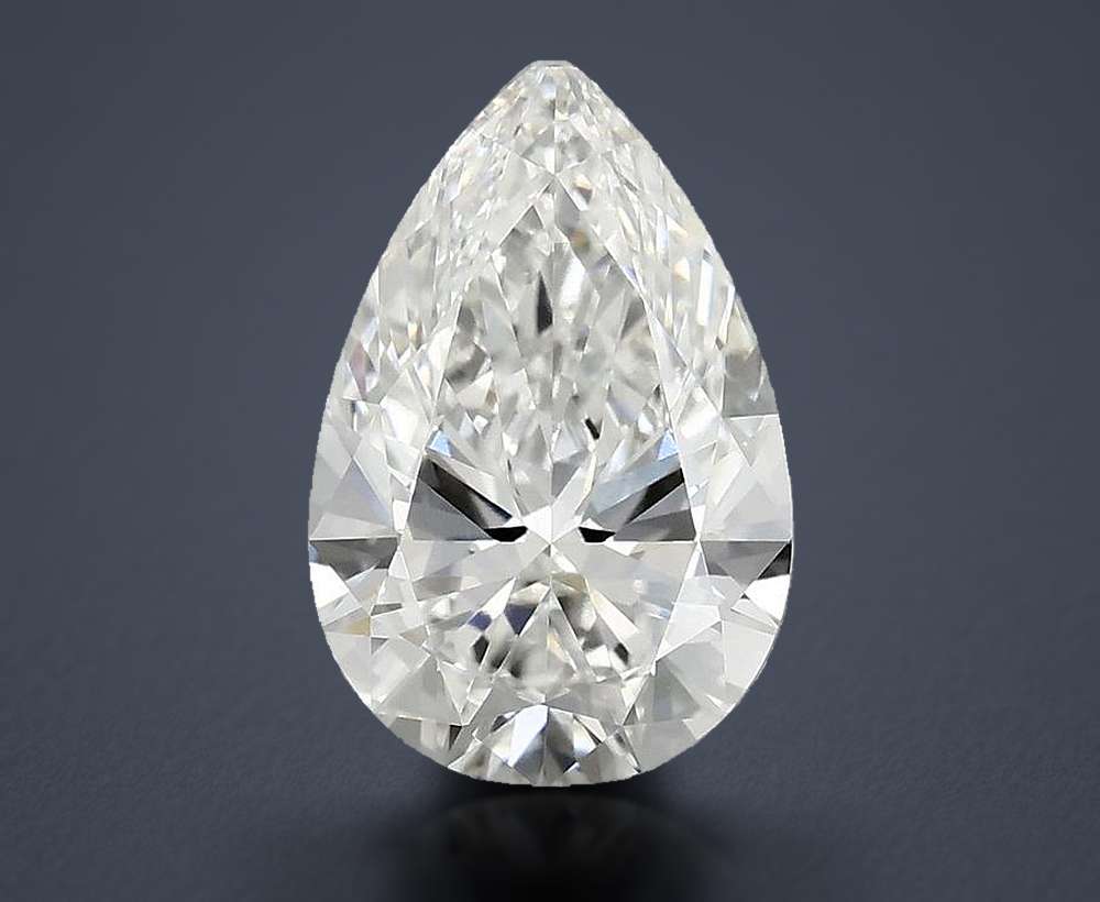 2.00 Carat Pear Lab Diamond
