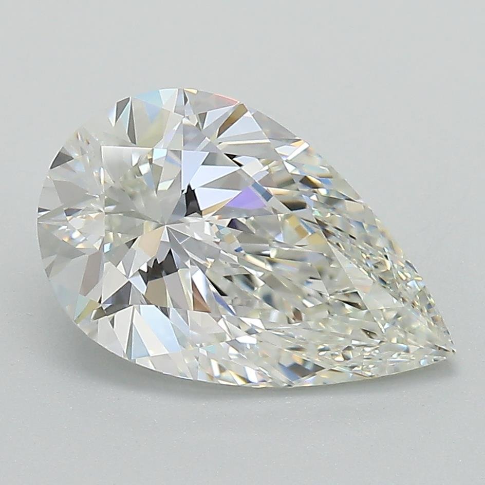 2.56ct G VVS2 Rare Carat Ideal Cut Pear Lab Grown Diamond